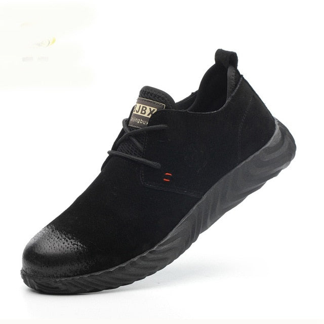 Suede Leather Safety Shoes